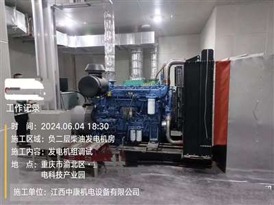 重慶柴油發(fā)電機(jī)組 安裝調(diào)試